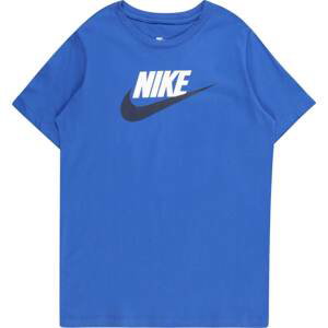 Nike Sportswear Tričko námořnická modř / královská modrá / bílá