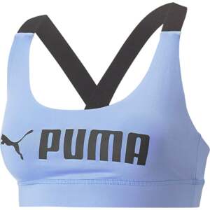 PUMA Sportovní podprsenka světle fialová / černá