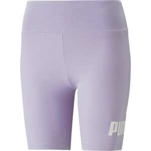 PUMA Sportovní kalhoty fialová / bílá