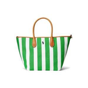 Polo Ralph Lauren Nákupní taška zelená / bílá