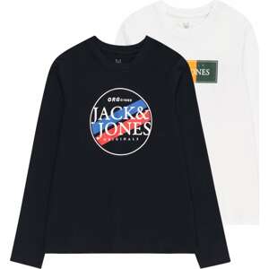 Jack & Jones Junior Tričko mix barev / černá / bílá