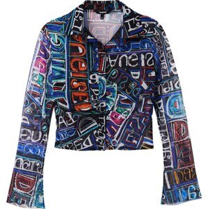 Desigual Tričko 'LETTERING' mix barev