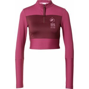 Nike Sportswear Tričko cyclam / tmavě růžová / bílá