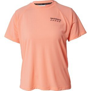new balance Funkční tričko 'Accelerate Pacer' korálová / černá