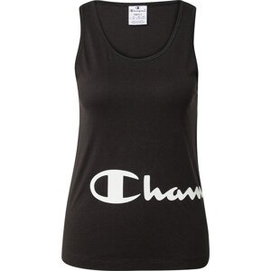 Champion Authentic Athletic Apparel Top černá / bílá