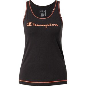 Champion Authentic Athletic Apparel Sportovní top oranžová / černá