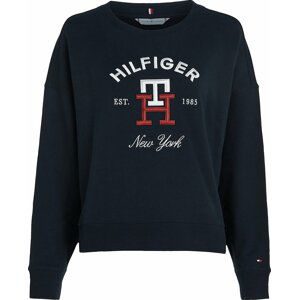 TOMMY HILFIGER Mikina námořnická modř / červená / bílá