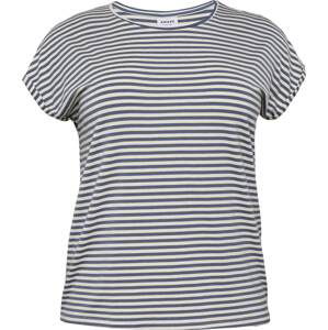 Vero Moda Curve Tričko 'AYA' tmavě modrá / bílá