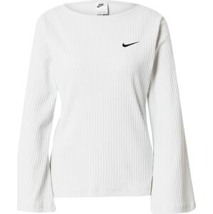 Nike Sportswear Tričko světle šedá / černá