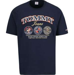 Tommy Jeans Plus Tričko marine modrá / mix barev