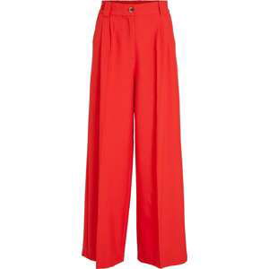 VILA Kalhoty s puky 'Fine' červená
