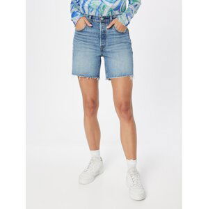 LEVI'S Džíny '501® MID THIGH SHORT MED INDIGO - WORN I' modrá džínovina