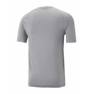 PUMA Funkční tričko šedobéžová / černá