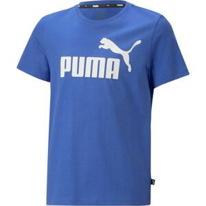 PUMA Tričko královská modrá / bílá