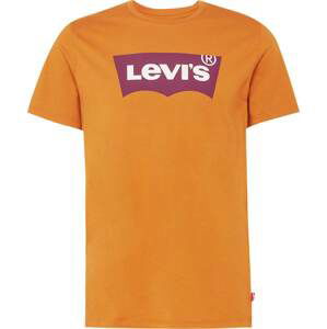LEVI'S Tričko oranžová / červená / bílá