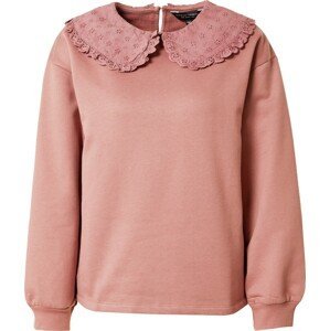 Dorothy Perkins Mikina 'Broderie' pink