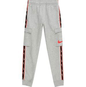 Nike Sportswear Kalhoty šedý melír / červená / černá / bílá