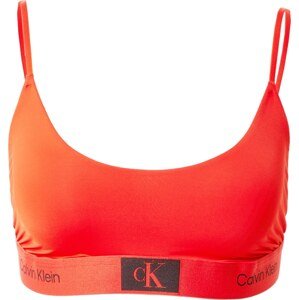 Calvin Klein Underwear Podprsenka oranžově červená / černá