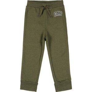 GAP Kalhoty khaki / černá / bílá