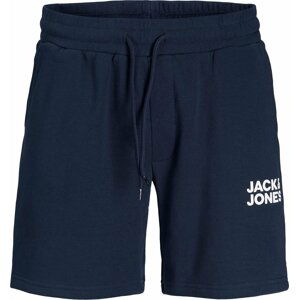 JACK & JONES Kalhoty 'Bex' námořnická modř / bílá