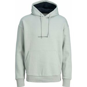 JACK & JONES Mikina námořnická modř / kouřově šedá