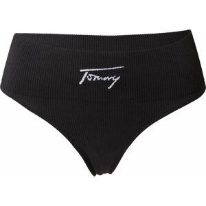 Tommy Jeans Tanga černá / bílá