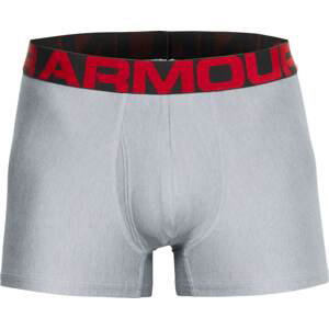 UNDER ARMOUR Sportovní spodní prádlo světle šedá / červená / černá