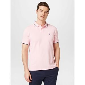 Polo Ralph Lauren Tričko noční modrá / pastelově růžová / bílá