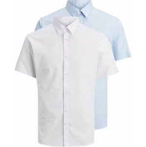 JACK & JONES Košile modrá / bílá