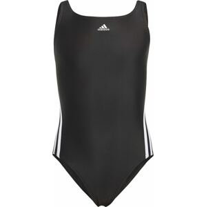 ADIDAS PERFORMANCE Sportovní plavky černá / bílá
