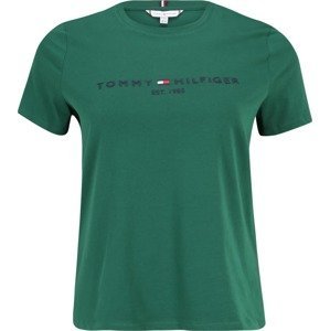 Tommy Hilfiger Curve Tričko námořnická modř / tmavě zelená / červená / bílá