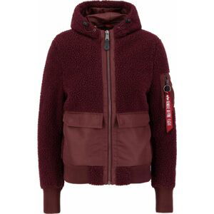 ALPHA INDUSTRIES Přechodná bunda bordó