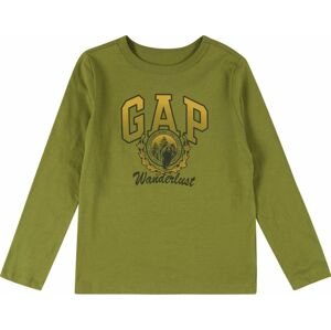 GAP Tričko žlutá / zelená / černá