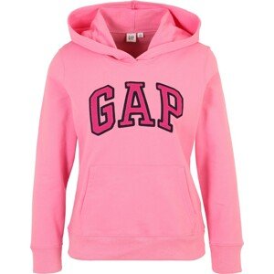 Gap Petite Mikina pink / růžová / černá