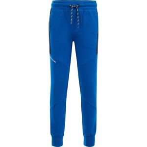 WE Fashion Kalhoty námořnická modř / kobaltová modř / bílá