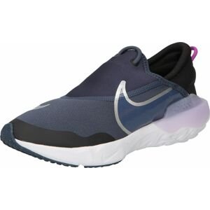 NIKE Sportovní boty 'Flow' marine modrá / chladná modrá / fialová / stříbrná