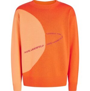 Karl Lagerfeld Mikina oranžová / jasně oranžová