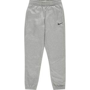 NIKE Sportovní kalhoty šedá / černá