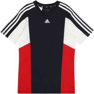 ADIDAS SPORTSWEAR Funkční tričko červená / černá / bílá