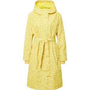 Danefae Přechodný kabát 'Elisabeth' pastelově žlutá / světle žlutá / bílá
