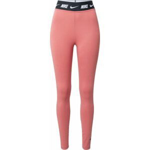 Nike Sportswear Legíny pitaya / černá / bílá