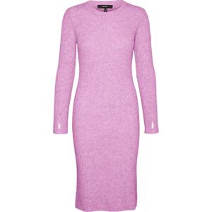 VERO MODA Úpletové šaty 'Britany' pink