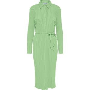 SELECTED FEMME Úpletové šaty 'Wilma' světle zelená