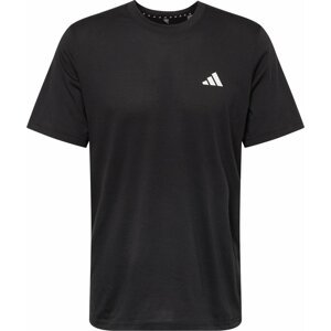 ADIDAS PERFORMANCE Funkční tričko černá / bílá