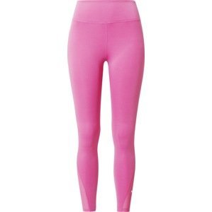 NIKE Sportovní kalhoty pink / bílá