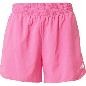 ADIDAS PERFORMANCE Sportovní kalhoty pink / bílá