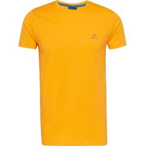 GANT Tričko námořnická modř / jasně oranžová