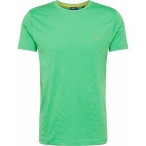 GANT Tričko zelená / oranžová