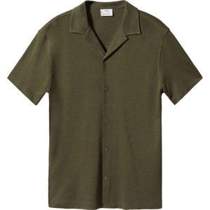 MANGO MAN Košile 'Bonheur' khaki