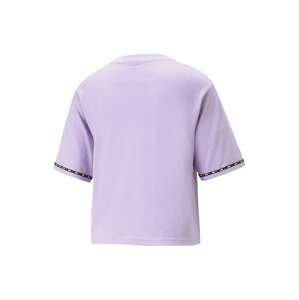 PUMA Funkční tričko světle fialová / černá / bílá